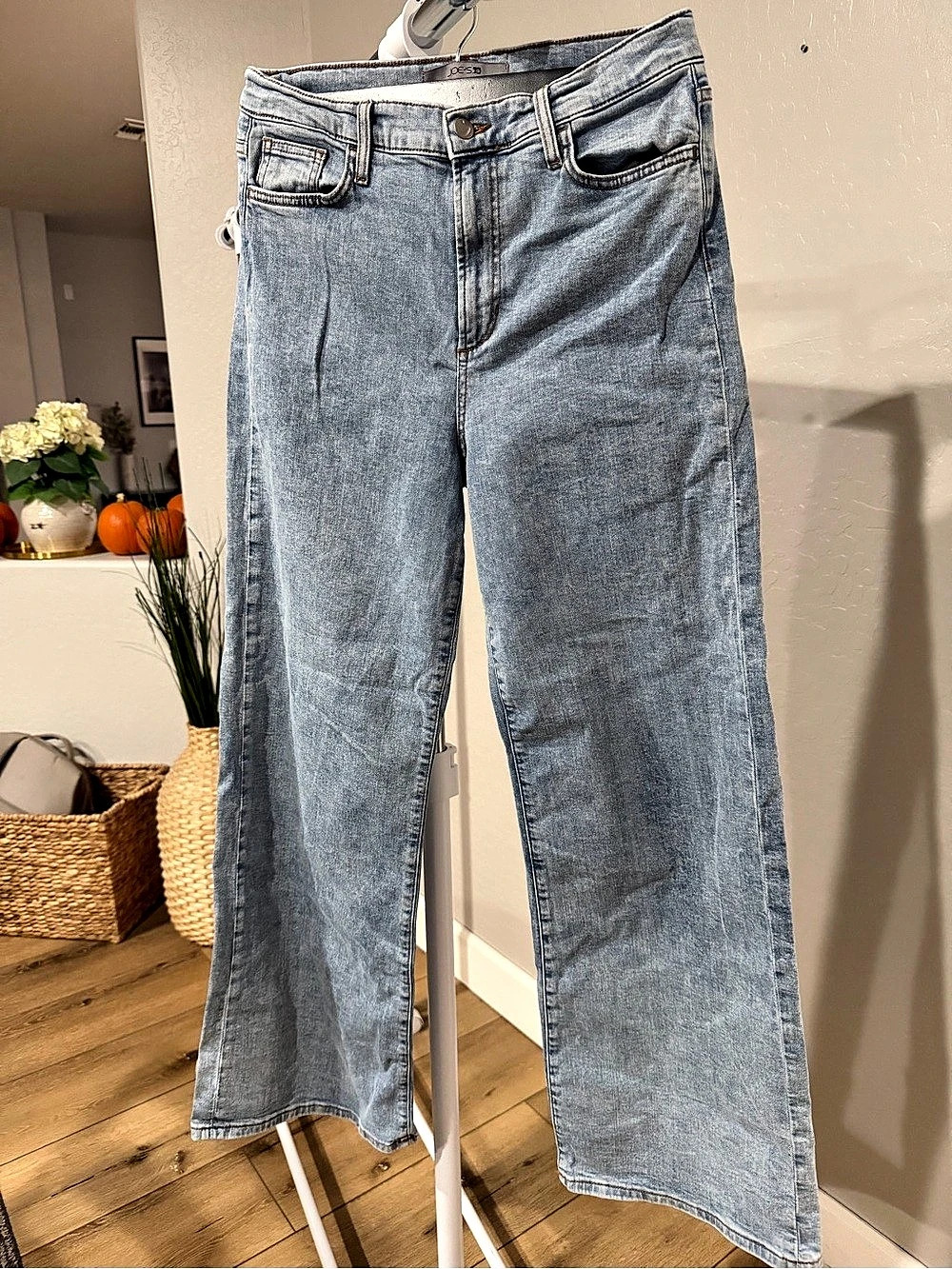 Joe's Jeans Amsterdam Wide Leg Jean Blue Waist 29